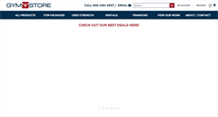 Desktop Screenshot of gymstore.com